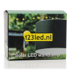 123led black Gloucester up & down solar wall lamp LDR08537 - 6
