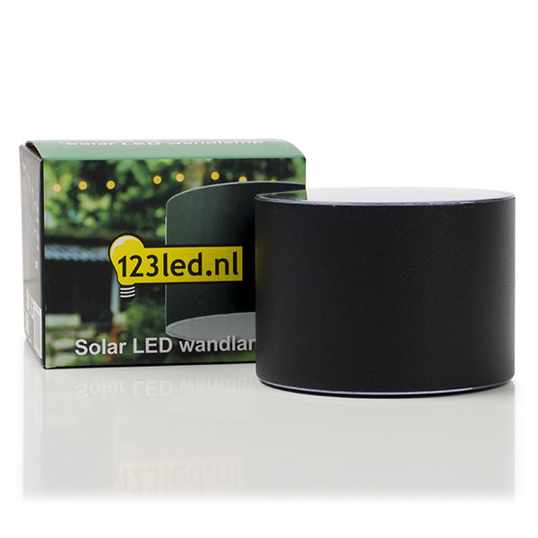 123led black Gloucester up & down solar wall lamp LDR08537 - 3