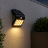 123led black Osaka solar wall lamp with sensor LDR08574 - 1