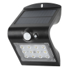 123led black Osaka solar wall lamp with sensor LDR08574 - 2