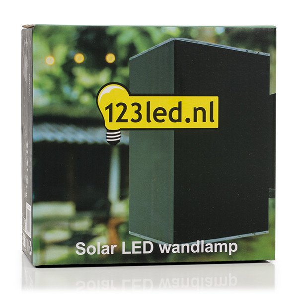 123led black Oxford up & down solar wall lamp LDR08532 - 6