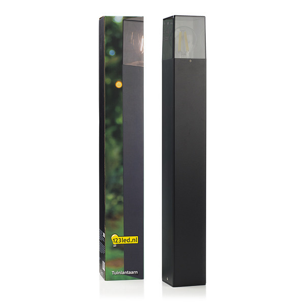 123led black Smokey garden lantern | Suitable for 1 x E27 LDR08515 - 2