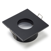 123led black recessed GU10 spotlight fixture, Ø 68mm | IP65 LDR08018