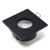 123led black recessed GU10 spotlight fixture, Ø 68mm | IP65 LDR08018 - 2