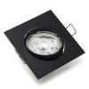 123led black recessed GU10 spotlight fixture, Ø 75mm | IP20 LDR08004 - 2