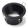 123led black recessed deep GU10 spotlight fitting, Ø 75mm | IP65 LDR08021 - 1