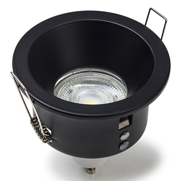 123led black recessed deep GU10 spotlight fitting, Ø 75mm | IP65 LDR08021 - 2