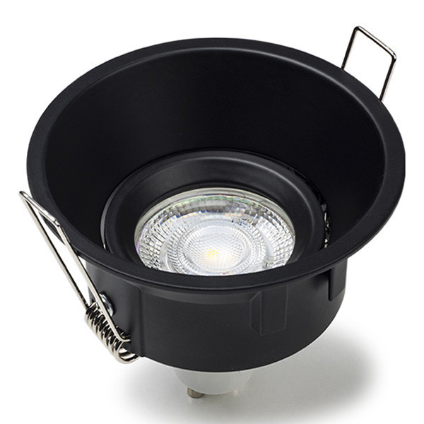123led black recessed deep GU10 spotlight fixture, Ø 85mm | IP20 LDR08007 - 2
