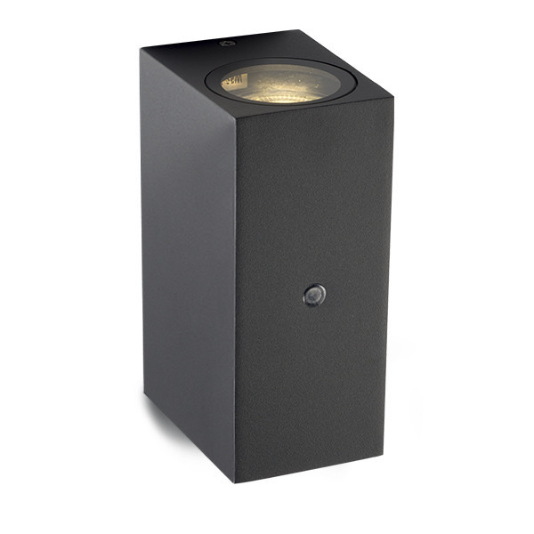 123led black square Avalon up & down wall lamp with sensor | Suitable for 1 x GU10 LDR08522 - 4