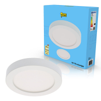 123led round dimmable downlight, Ø 20cm (15W) | 3000-6000K | Surface-mounted and built-in LDR02015