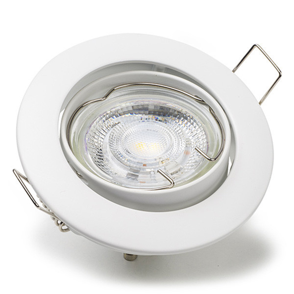 123led round white recessed GU10 spotlight fixture, Ø 75mm | IP20 LDR08000 - 2