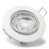 123led round white recessed GU10 spotlight fixture, Ø 75mm | IP20 LDR08000 - 2