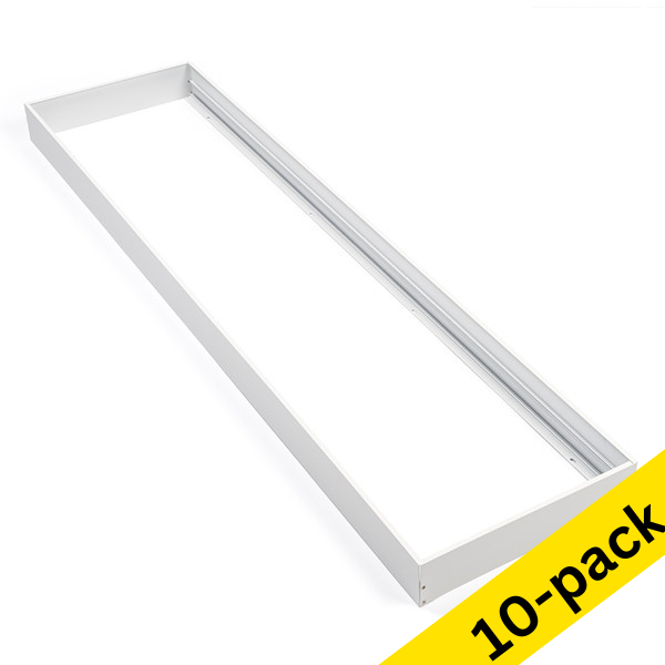 123led white panel surface-mounted frame, 30cm x 120cm (10-pack) LDR08690 - 1