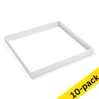 123led white panel surface-mounted frame, 60cm x 60cm (10-pack) LDR08688