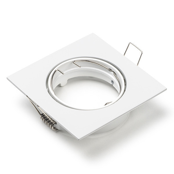 123led white recessed GU10 spotlight fixture, Ø 75mm | IP20 LDR08003 - 1