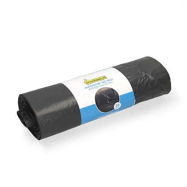 Bin bag 60L with drawstring | 20-pack SDR06059 - 1