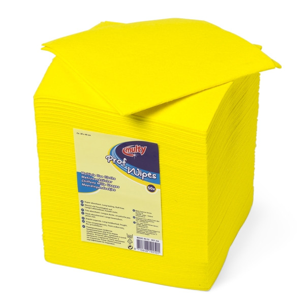 Cleaning cloths 38cm x 40cm | yellow | 50-pack SDR00129 - 1
