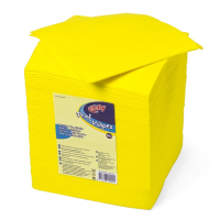 Cleaning cloths 38cm x 40cm | yellow | 50-pack