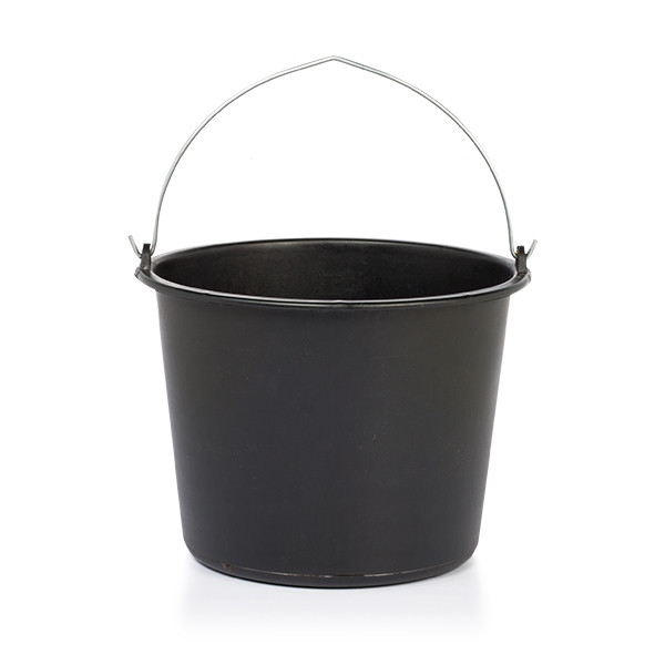 Household bucket 12L | black SDR00013 - 1