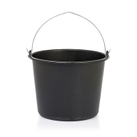 Household bucket 12L | black SDR00013