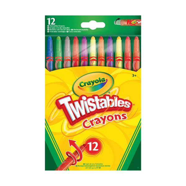 12 Crayola twistable coloured crayons (12-pack) 52-8530-E-000 500738 - 1