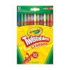 12 Crayola twistable coloured crayons (12-pack)