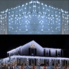 240 bright white LED icicle Christmas lights 299220 - 1