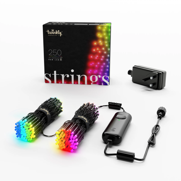 250 LED Twinkly smart lights | RGB multicoloured | IP44 | 20m TWS250STP-BUK 500750 - 1