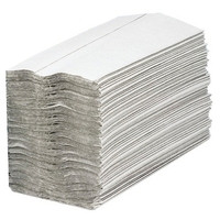 2Work Hand Towel, 1-Ply, white, pack of 2880, HT8325 (KF03802)  246055 - 1