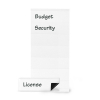 3L magnetic label holders with inserts, 25mm x 75mm (6-pack) 423091 - 1
