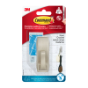 3M Command chrome self-adhesive hook, 1.4kg 214507 - 1