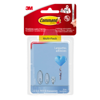 3M Command clear adhesive strips assorted (16-pack) 17200CLR 214558