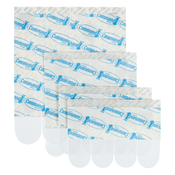 3M Command clear adhesive strips assorted (16-pack) 17200CLR 214558 - 3