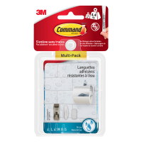 3M Command clear adhesive strips assorted water resistant (16-pack) 17200B 214562