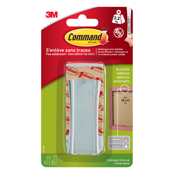 3M Command self-adhesive painting hook, 2.2kg 214552 3M Command self-adhesive painting hook, 2.2kg 214552 - 1
