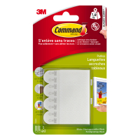 3M Command white small self-adhesive photo frame strips (4 pieces) 17202C 214550