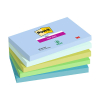 Extra Sticky Notes 76 x 127mm | 90 sheets 'Oasis' coloured | 3M Post-it | 5-pack 425610 - 1