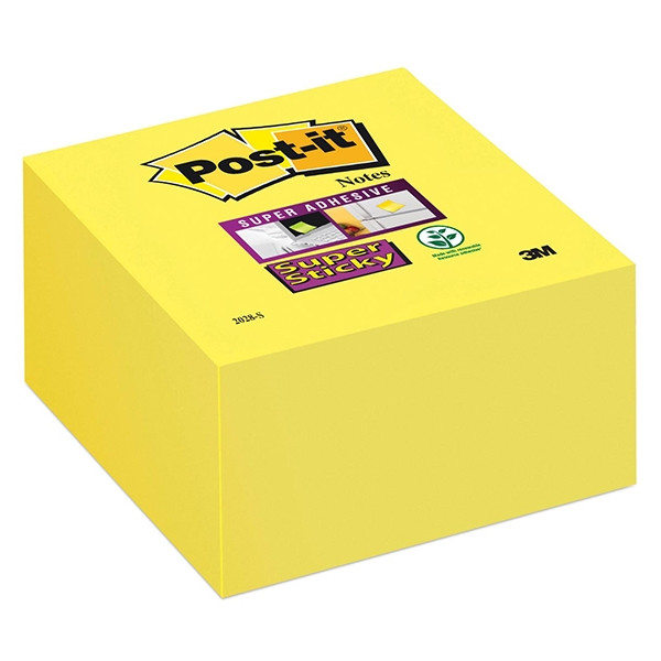Extra Sticky Notes 76 x 76mm | 350 sheets yellow | 3M Post-it 201376 - 1