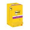 Extra Sticky Notes 76 x 76mm | 90 sheets neon yellow | 3M Post-it | 12-pack 201017 - 1
