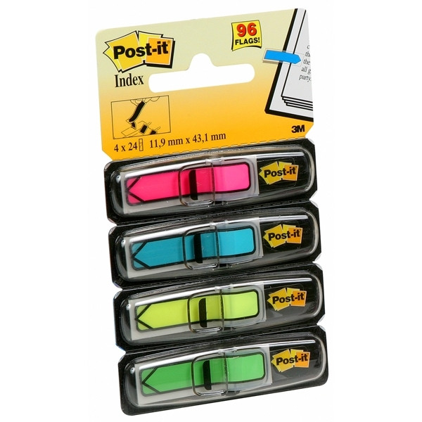 Index tab 43.2 x 11.9mm | 3M Post-it | coloured arrows | 24pcs x4 201360 - 1