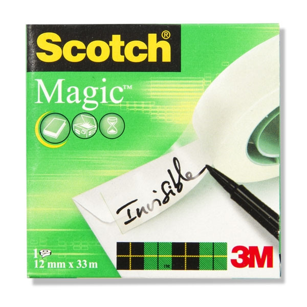 Invisible tape 12mm x 33m | 3M Scotch Magic 3M66728 201254 - 1