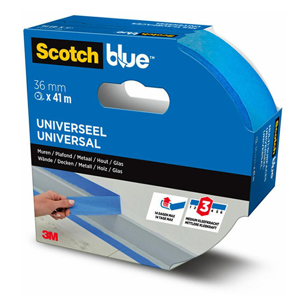 Masking tape 36mm x 41m | ScotchBlue Multi-Surface 280049 - 1