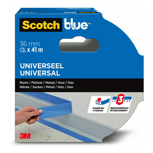 Masking tape 36mm x 41m | ScotchBlue Multi-Surface 280049 - 8