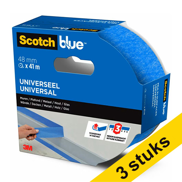 Masking tape 48mm x 41m | ScotchBlue Multi-Surface | 3-pack 280062 - 1