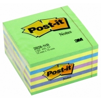 3M Post-it Notes neon green cube, 450 sheets, 76mm x 76mm 2028NB 201328