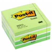 3M Post-it Notes pastel green cube, 76mm x 76mm 201324