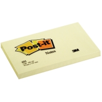 3M Post-it Notes yellow, 100 sheets, 76mm x 127mm 655GE 201008