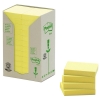 3M Post-it Notes yellow recycled tower, 100 sheets, 38mm x 51mm (24-pack)