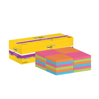 3M Post-it assorted super sticky notes, 76 x 76mm (24-pack) 425605
