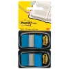 3M Post-it index blue standard dual pack (100 tabs) 680-B2EU 201336